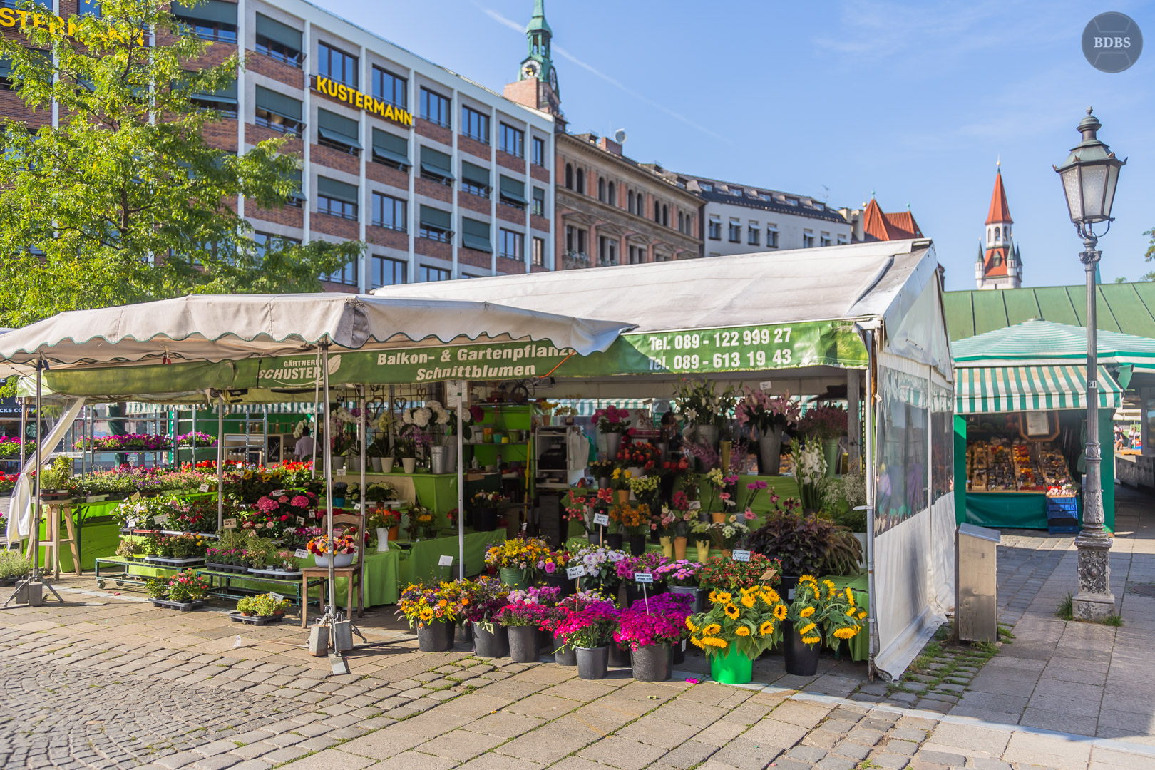 Der Viktualienmarkt München wird 210 Blog der Blauen Stunde